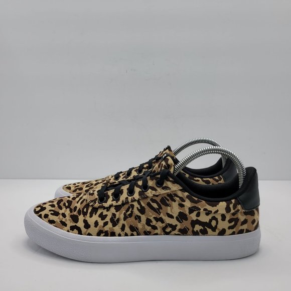 Adidas Vulcraid 3R Cheetah Women's SB Shoes Brown Black GW9185 US Size 9.5 - Picture 2 of 8